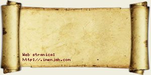 Jeremija Milijanović vizit kartica